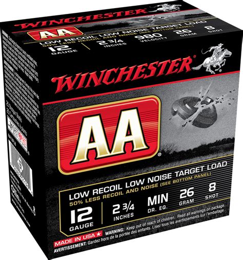 winchester aa ammo in metal box|winchester aa low noise recoil.